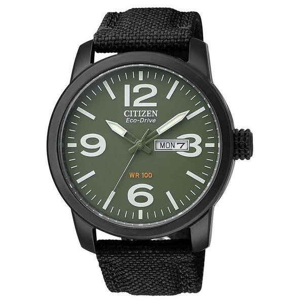 Citizen Men's BM8475-00X Eco-Drive Black Canvas Watch