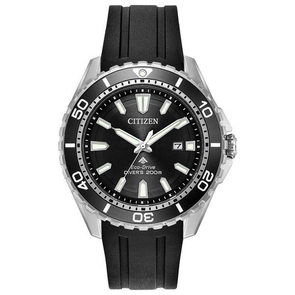 Citizen Men's BN0190-07E Promaster Diver Black Polyurethane Watch