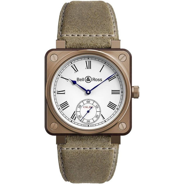 Bell & Ross Men's BR01-CM-203-B-V-055 Aviation Instruments Aged Leather Watch