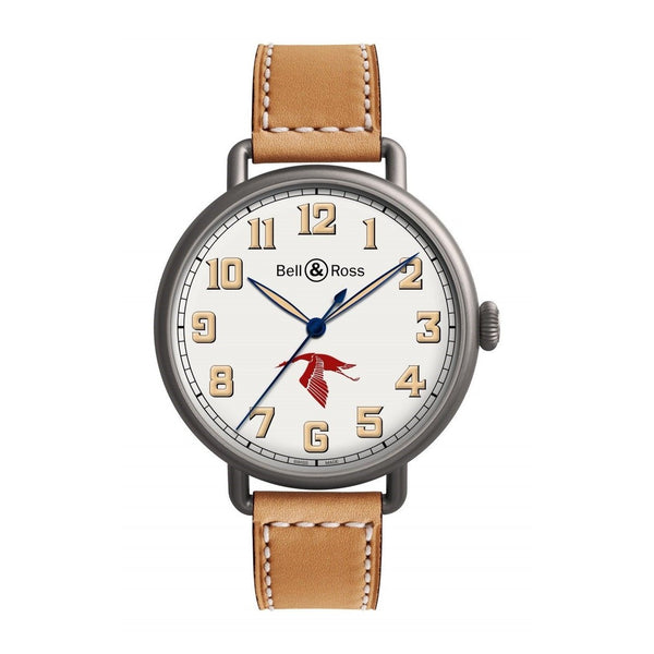 Bell & Ross Men's BRWW192-GUYNEMER Vintage  Brown Leather Watch