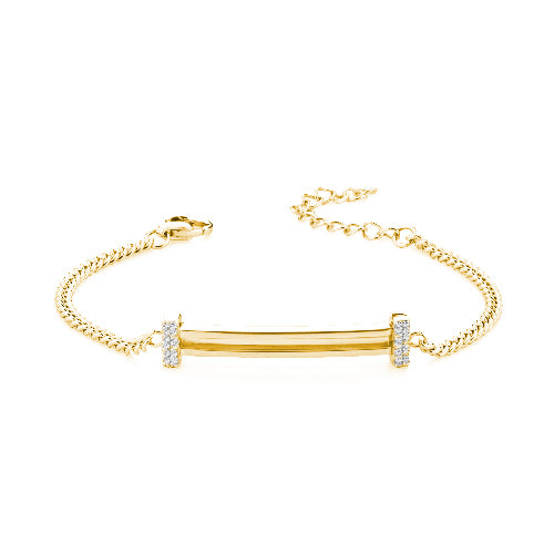 Many Element Cuban Bracelet| Letters Collection