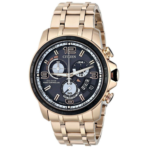 Citizen Men's BY0108-50E Eco-Drive Chronograph Gold-Tone Stainless Steel Watch