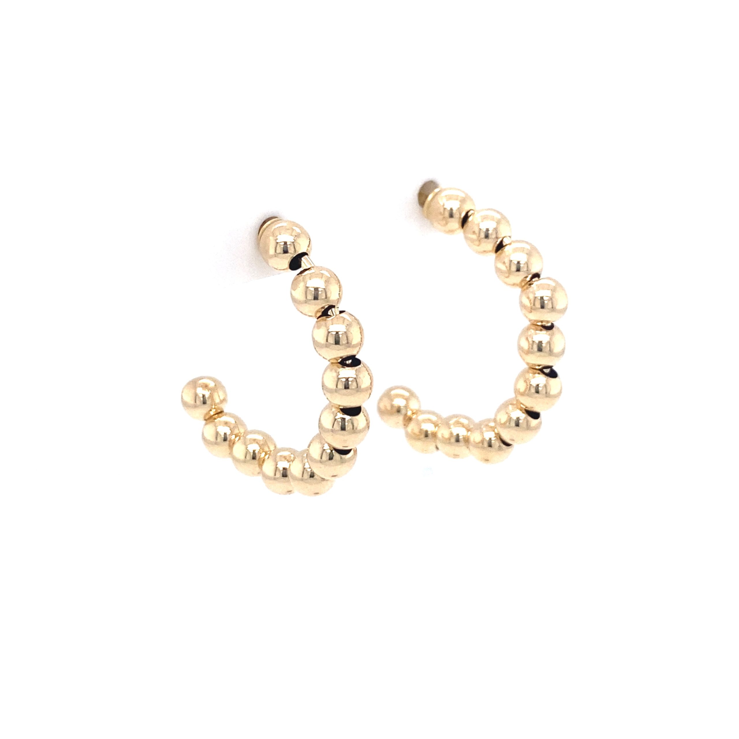 14K BUBBLE EARRINGS
