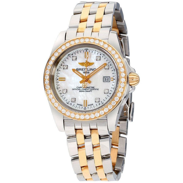 Breitling Women's C7133053-A803-792C Galactic Two-Tone Stainless Steel Watch