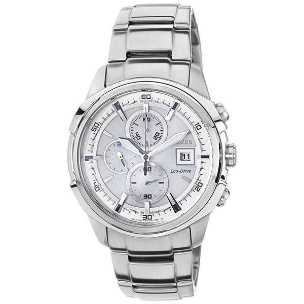 Citizen Men's CA0370-54A Eco-Drive Chronograph Stainless Steel Watch