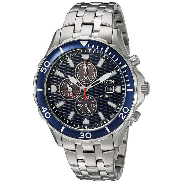 Citizen Men's CA0560-59L Eco-Drive Chronograph Stainless Steel Watch