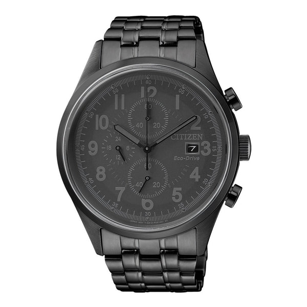 Citizen Men's CA0625-55E Chandler Chronograph Black Stainless Steel Watch