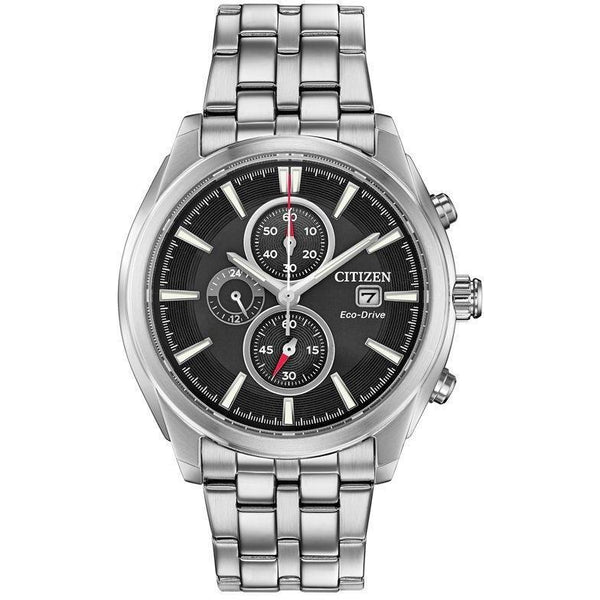 Citizen Men's CA0670-51E Eco-Drive Chronograph Stainless Steel Watch