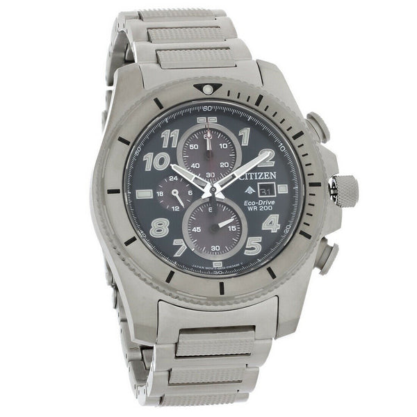 Citizen Men's CA0720-54H Promaster Tough Chronograph Stainless Steel and Titanium Watch