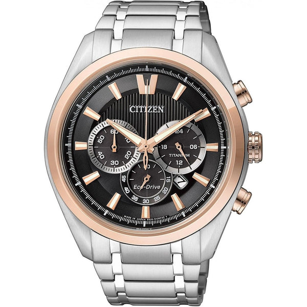 Citizen Men's CA4014-57E Eco-Drive Chronograph Titanium Watch
