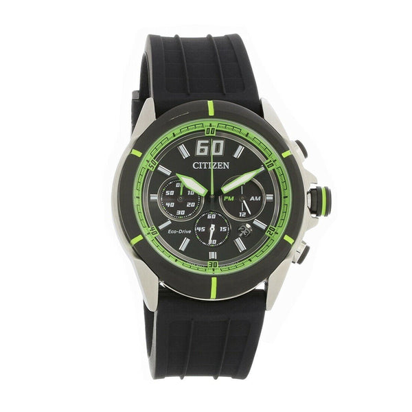 Citizen Men's CA4109-01E HTM Chronograph Black Silicone Watch