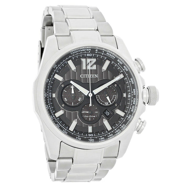 Citizen Men's CA4170-51E Eco-Drive Shadowhawk Chronograph Stainless Steel Watch