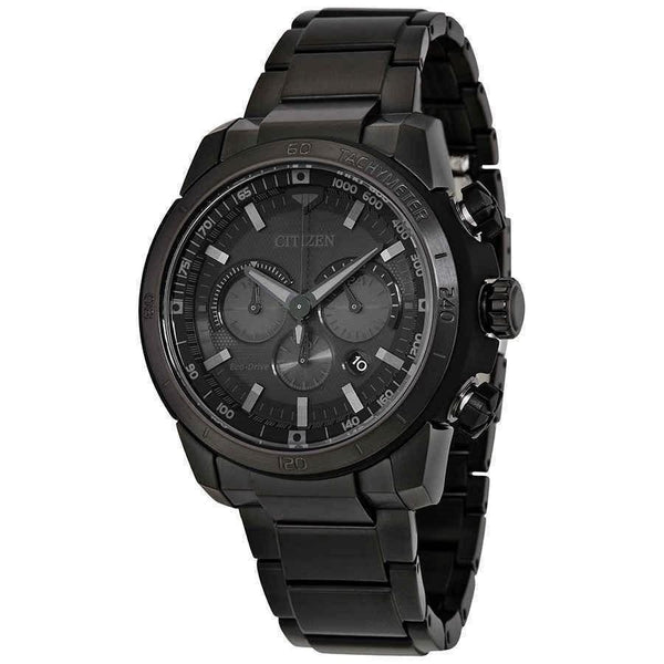 Citizen Men's CA4184-81E Ecosphere Chronograph Black Stainless Steel Watch