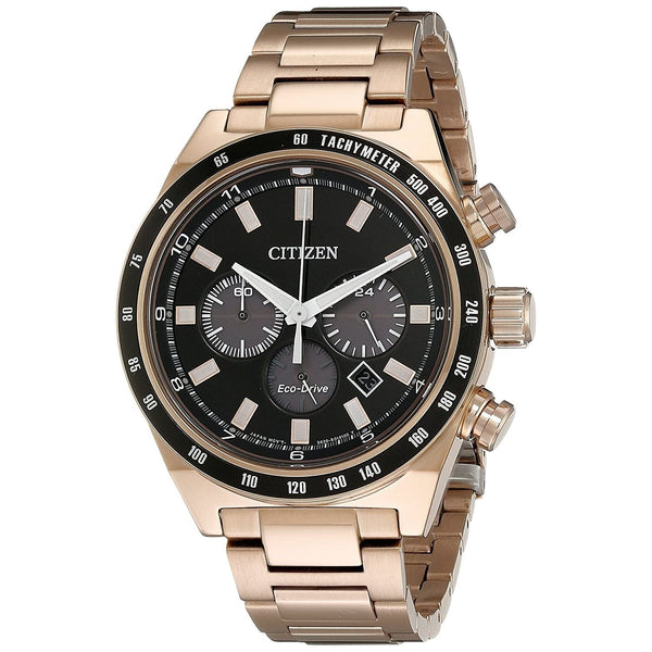 Citizen Men's CA4203-54E Sport Chronograph Chronograph Rose Gold-Tone Stainless Steel Watch
