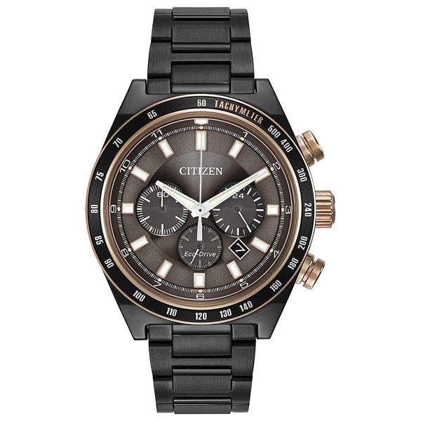 Citizen Men's CA4207-53H Sport Chronograph Chronograph Grey Stainless Steel Watch