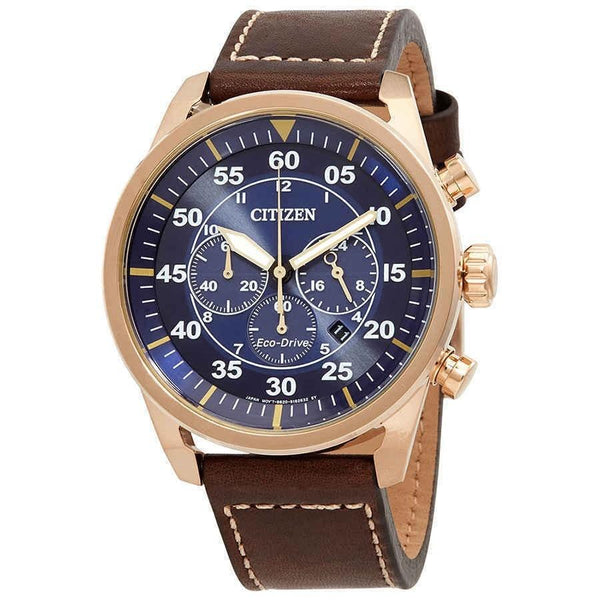 Citizen Men's CA4213-18L Avion Brown Leather Watch