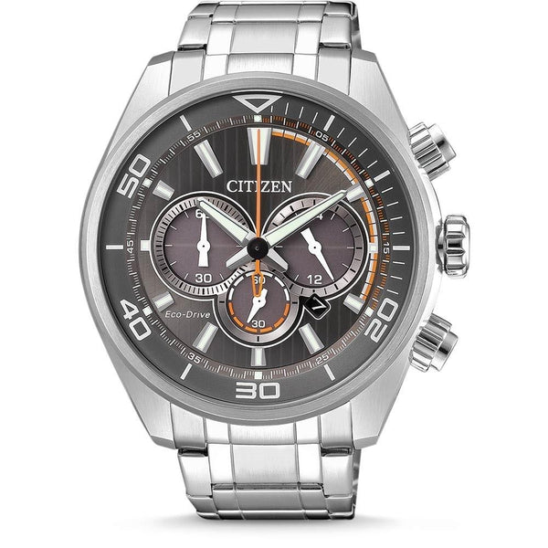 Citizen Men's CA4330-81H Eco-Drive Chronograph Stainless Steel Watch