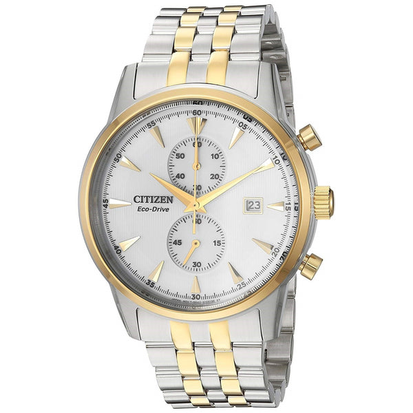 Citizen Men's CA7004-54A Eco-Drive Chronograph Two-Tone Stainless Steel Watch