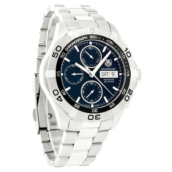 Tag Heuer Men's CAF2010.BA0815 Aquaracer Chronograph Black Silicone Watch