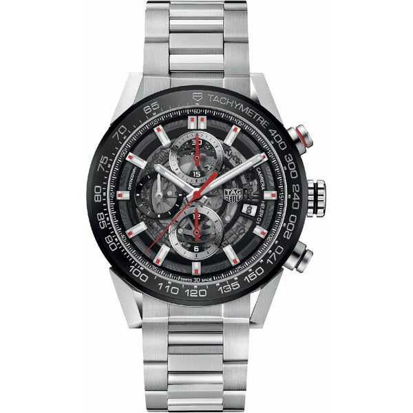 Tag Heuer Men's CAR201V.BA0766 Carrera Chronograph Automatic Stainless Steel Watch