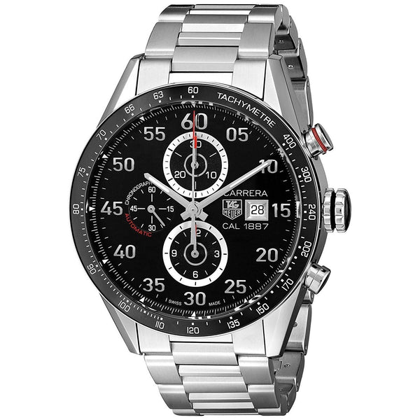 Tag Heuer Men's CAR2A10.BA0799 Carrera Chronograph Automatic Stainless Steel Watch