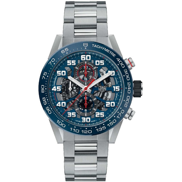 Tag Heuer Men's CAR2A1K.BA0703 Carrera Chronograph Automatic Stainless Steel Watch