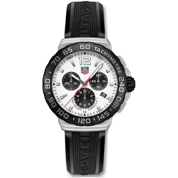 Tag Heuer Men's CAU1111.FT6024 Formula 1 Chronograph Black Stainless Steel Watch