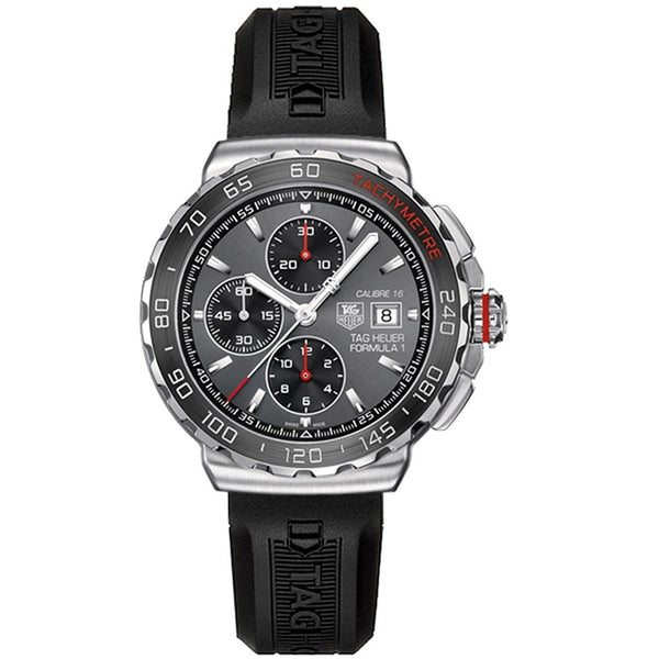 Tag Heuer Men's CAU2011.FT8012 Formula 1 Chronograph Black Rubber Watch