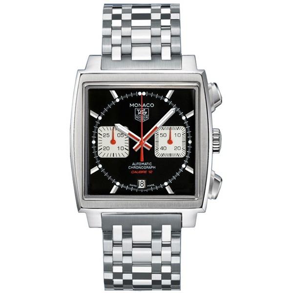 Tag Heuer Men's CAW2114.BA0780 Monaco Chronograph Automatic Stainless Steel Watch
