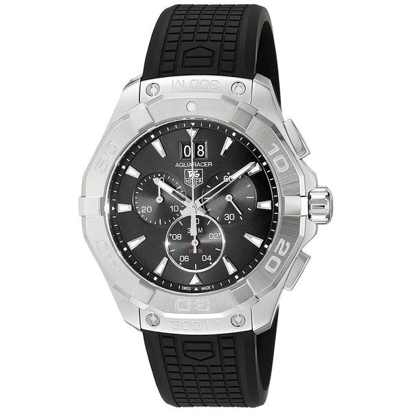 Tag Heuer Men's CAY1110.FT6041 Aquaracer Chronograph Black Rubber Watch