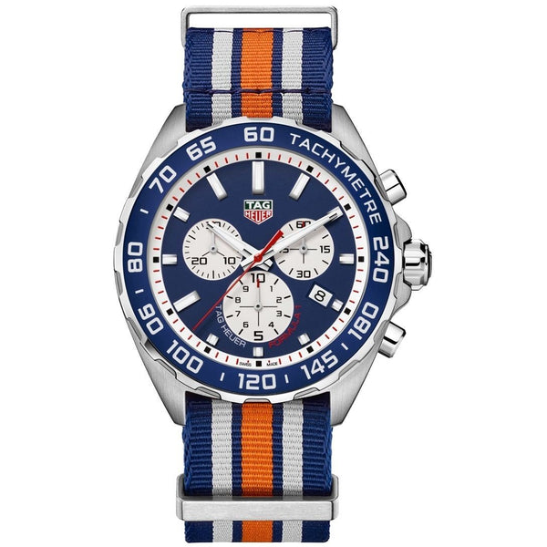 Tag Heuer Men's CAZ1018.FC8196 Formula 1 Chronograph Multicolored Nylon Watch