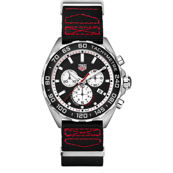 Tag Heuer Men's CAZ101E.FC8228 Formula 1 Chronograph Black Textile Watch