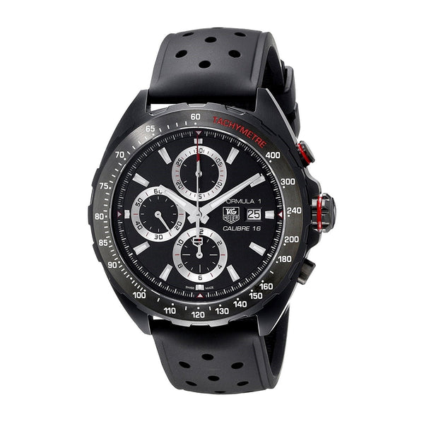 Tag Heuer Men's CAZ2011.FT8024 Formula 1 Chronograph Automatic Black Rubber Watch