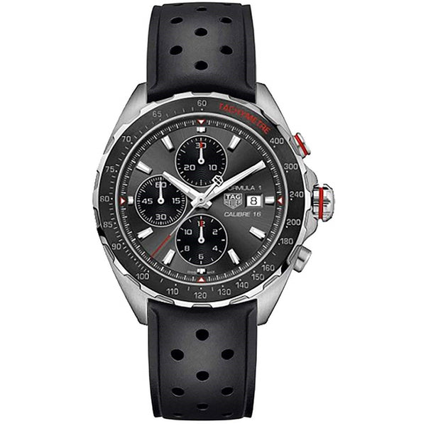 Tag Heuer Men's CAZ2012.FT8024 Formula 1 Chronograph Black Rubber Watch