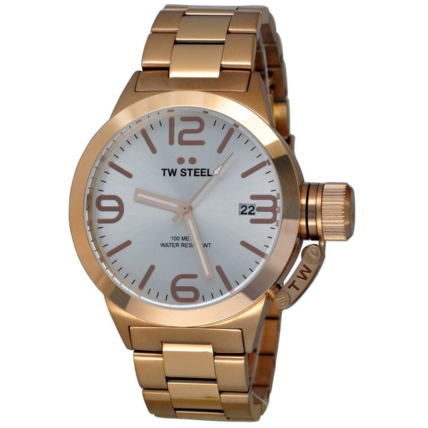 TW Steel Men's CB161 Canteen Rose-Tone Stainless Steel Watch