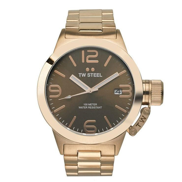 TW Steel Men's CB191 Canteen Rose-Tone Stainless Steel Watch
