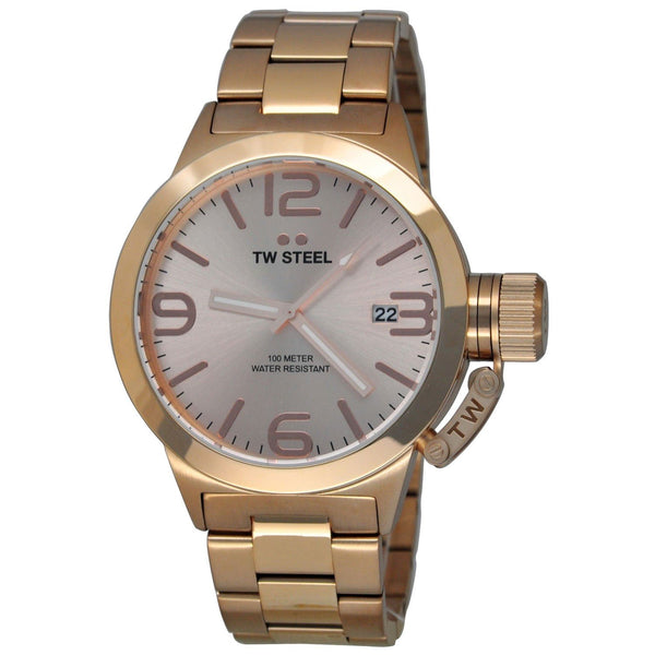 TW Steel Men's CB231 Canteen Rose-Tone Stainless Steel Watch