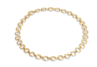 Jaipur Collection 18K Yellow Gold Flat Link Collar