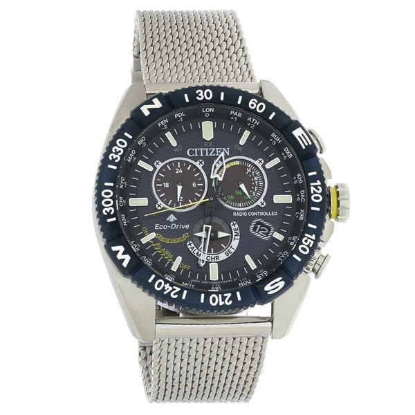 Citizen Men's CB5848-57L Promaster Blue Angels Navihawk Stainless Steel Watch