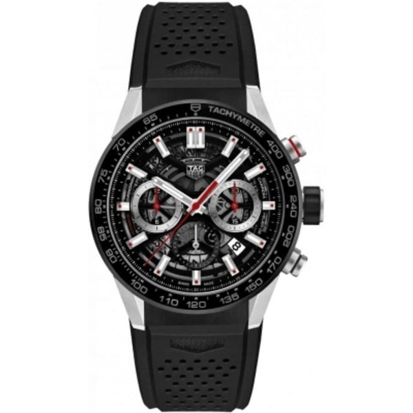 Tag Heuer Men's CBG2010.FT6143 Carrera Black Rubber Watch
