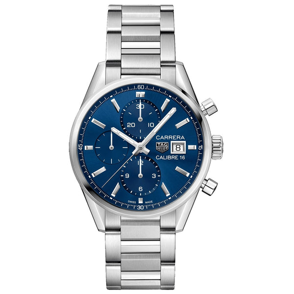 Tag Heuer Men's CBK2112.BA0715 Carrera Chronograph Stainless Steel Watch