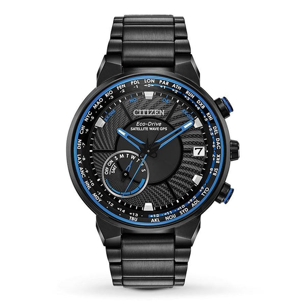 Citizen Men's CC3038-51E Satellite Wave GPS Black Stainless Steel Watch