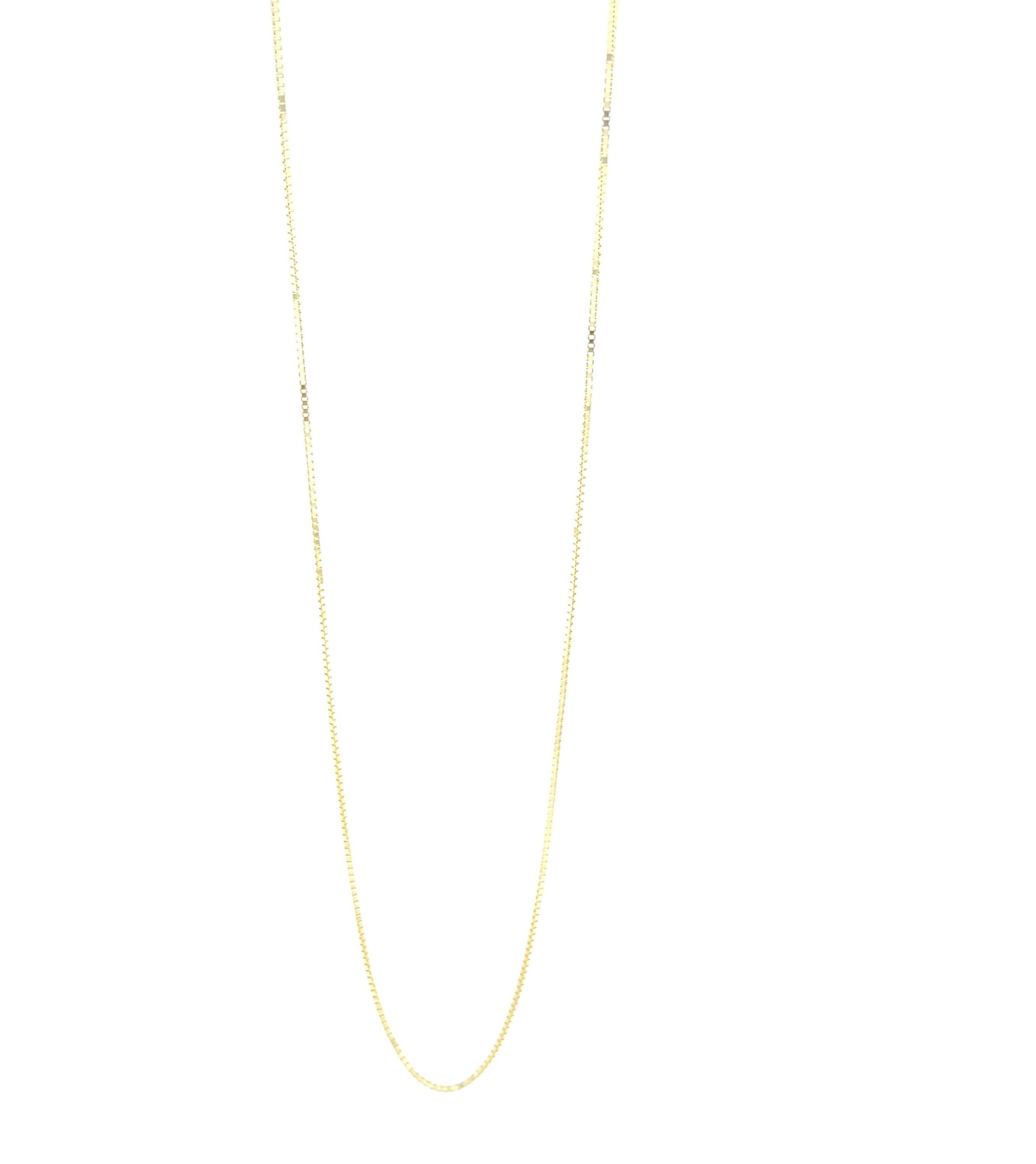 14K Box Chain 18''