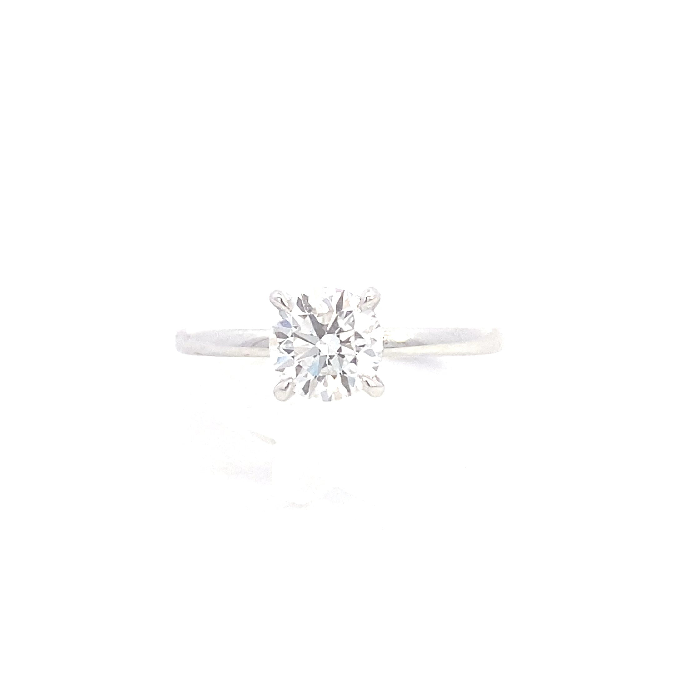 14K Lab Grown Diamond Solitaire Engagement Ring~