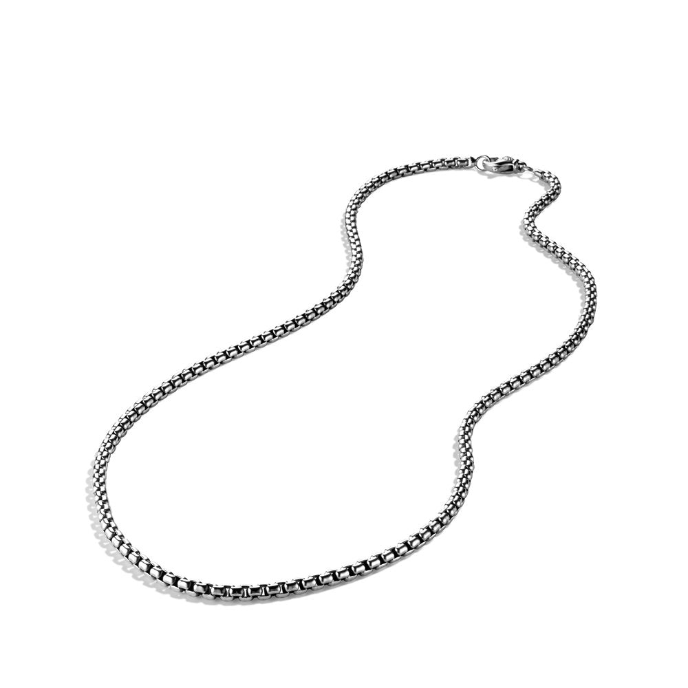 David Yurman Box Chain Necklace- CH0100MSS20