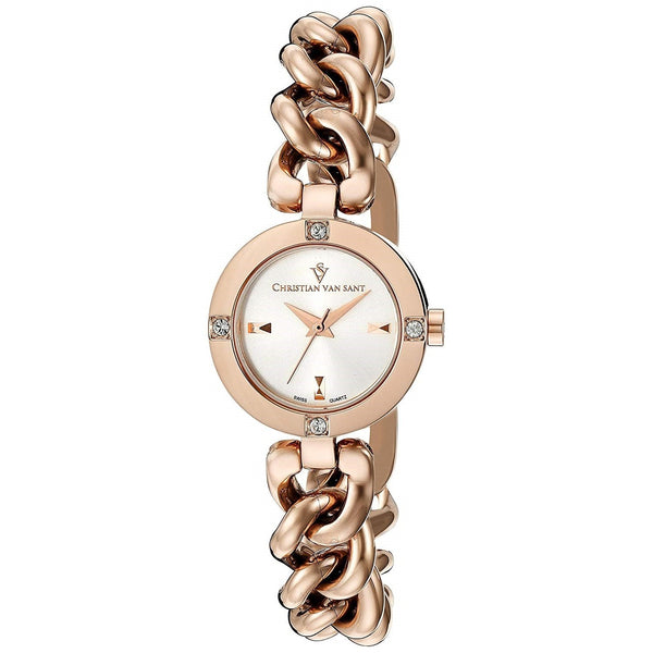 Christian Van Sant Women's CV0213 Sultry Rose Gold-Tone Stainless Steel Watch