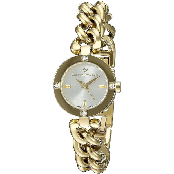Christian Van Sant Women's CV0214 Sultry Gold-Tone Stainless Steel Watch