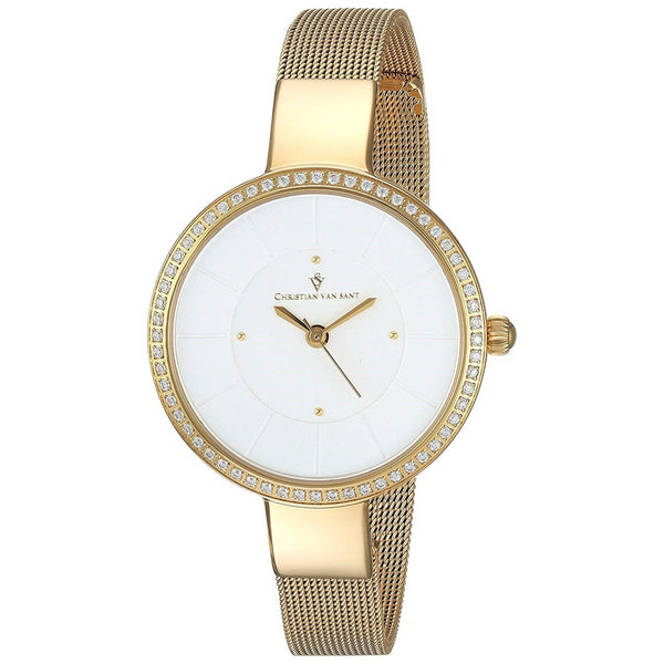 Christian Van Sant Women's CV0222 Reign Gold-Tone Stainless Steel Watch