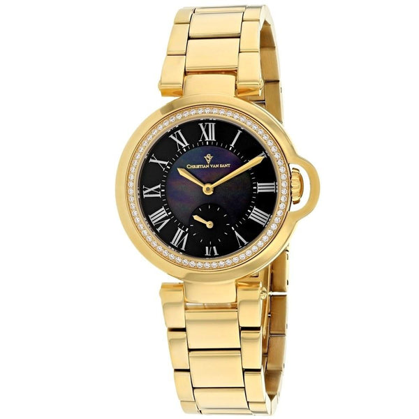 Christian Van Sant Women's CV0235 Cybele Gold-Tone Stainless Steel Watch