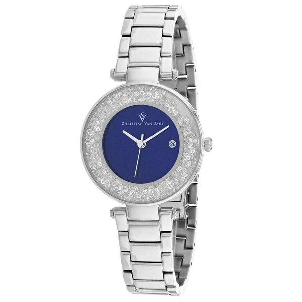 Christian Van Sant Women's CV1212 Dazzle  Stainless Steel Watch